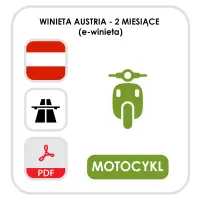 Austria 2 miesiące - motocykl (e-winieta)